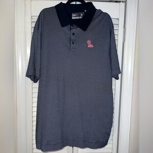 Men’s Ole Miss Rebels Cutter & Buck Striped Polo